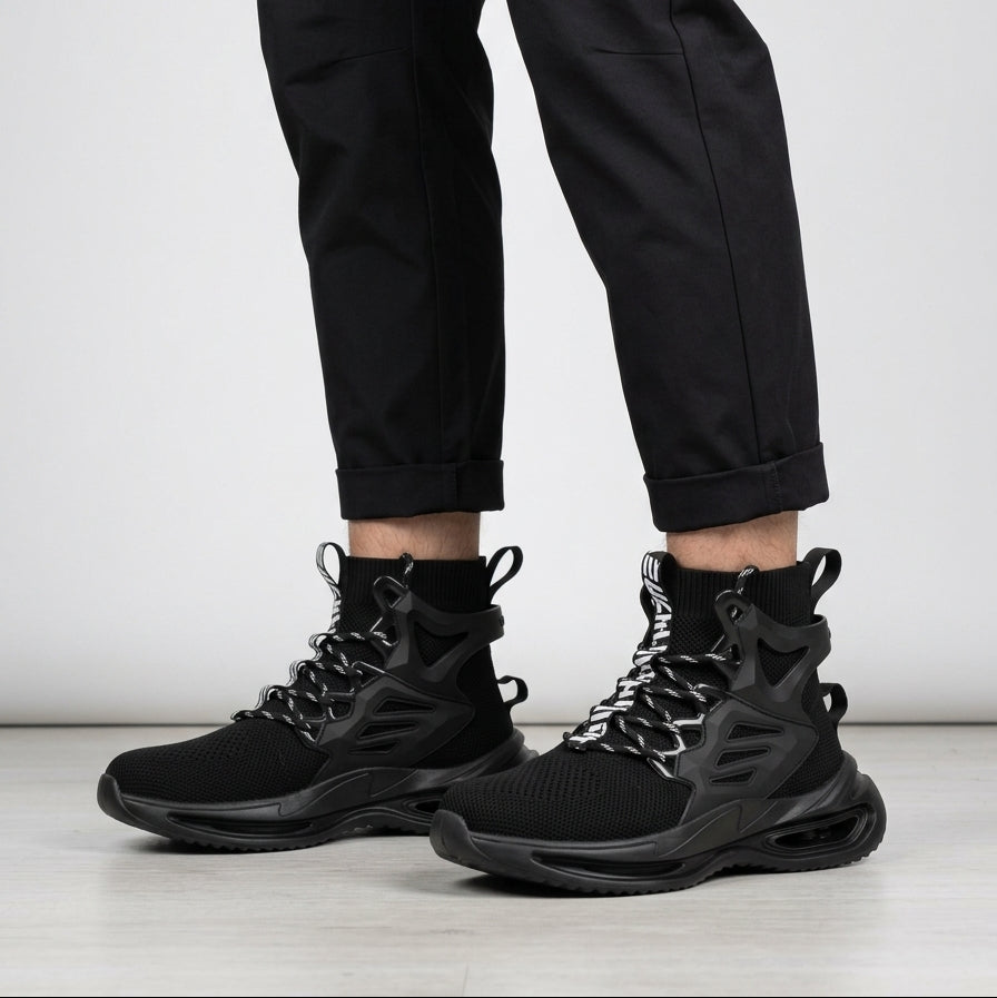 Men's Lightweight Steel Toe Work Boots - Knob Lacing