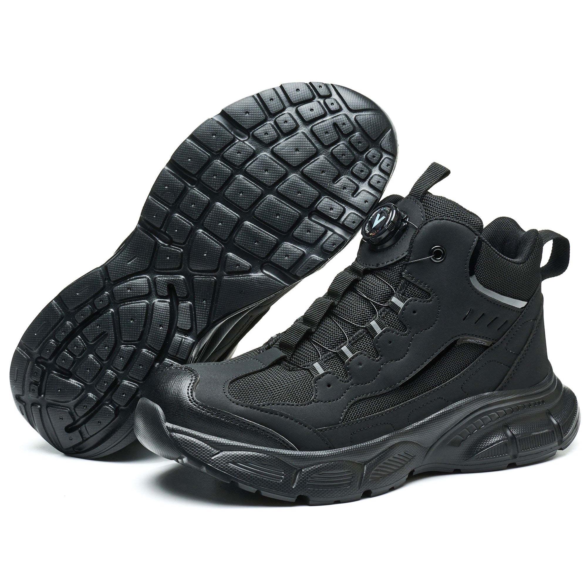 Men's Lightweight Steel Toe Work Boots - Knob Lacing