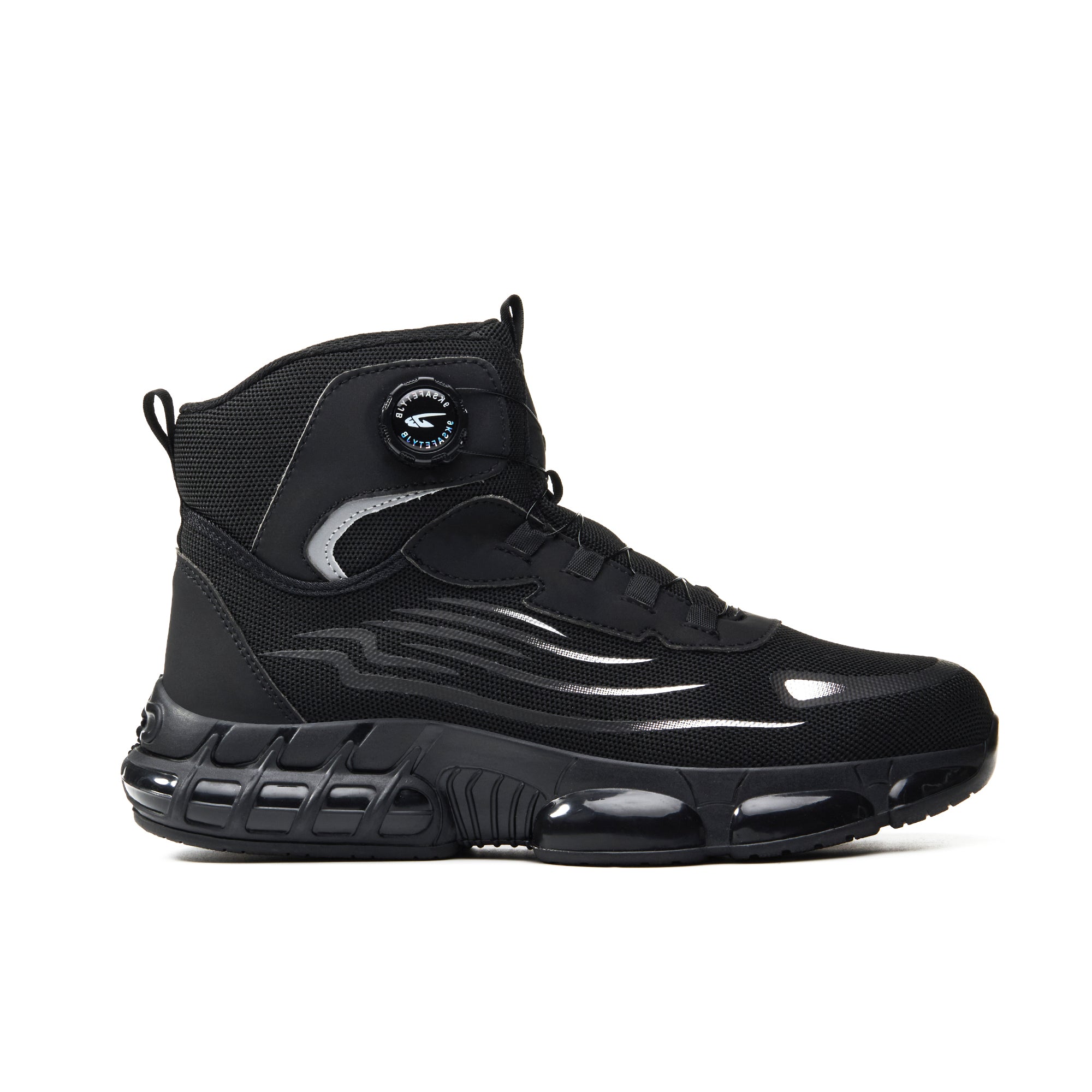 Men's Steel Toe Work Boots with Breathable Design and Dial Lacing