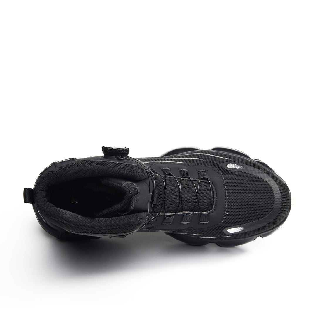 Men's Steel Toe Work Boots with Breathable Design and Dial Lacing