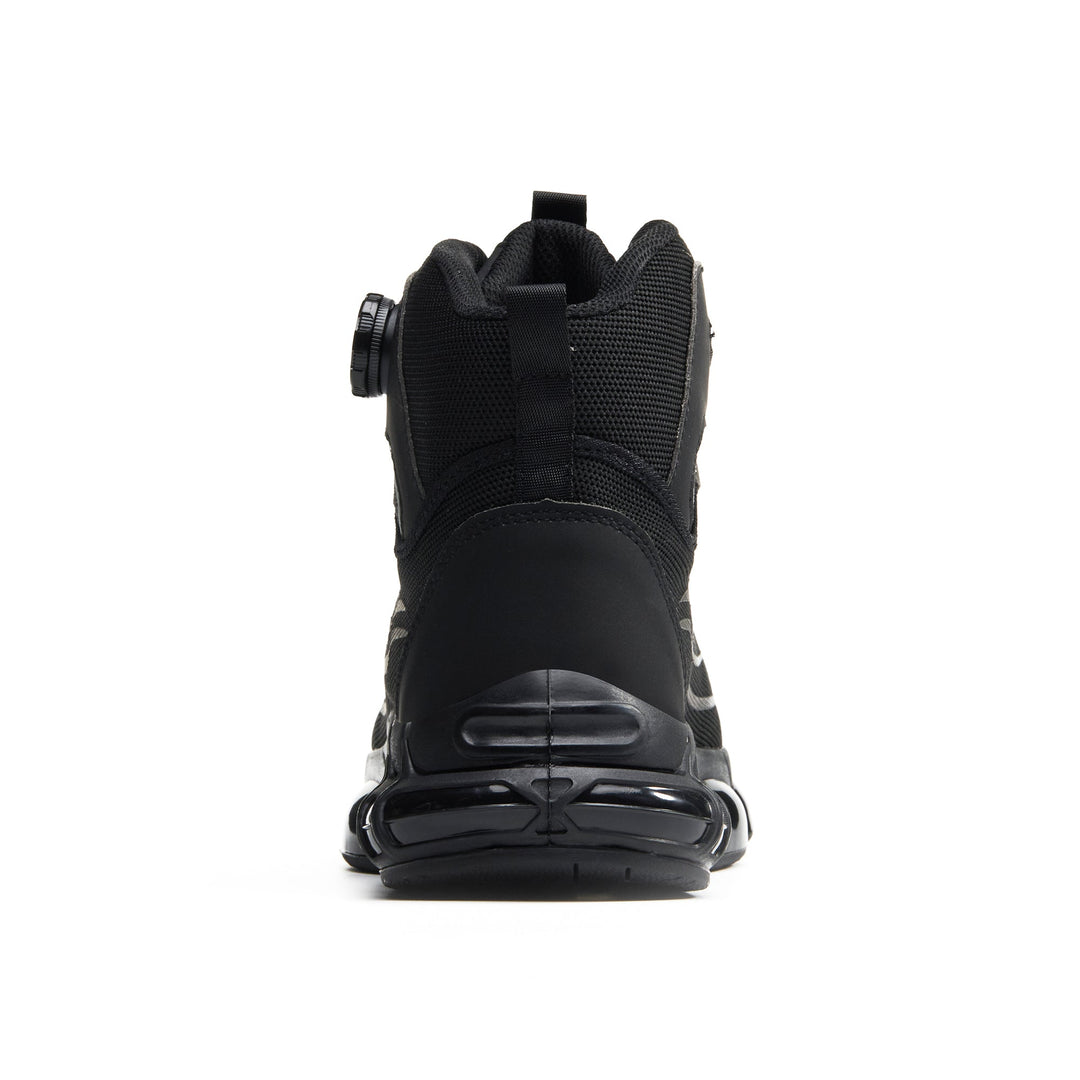 Men's Steel Toe Work Boots with Breathable Design and Dial Lacing