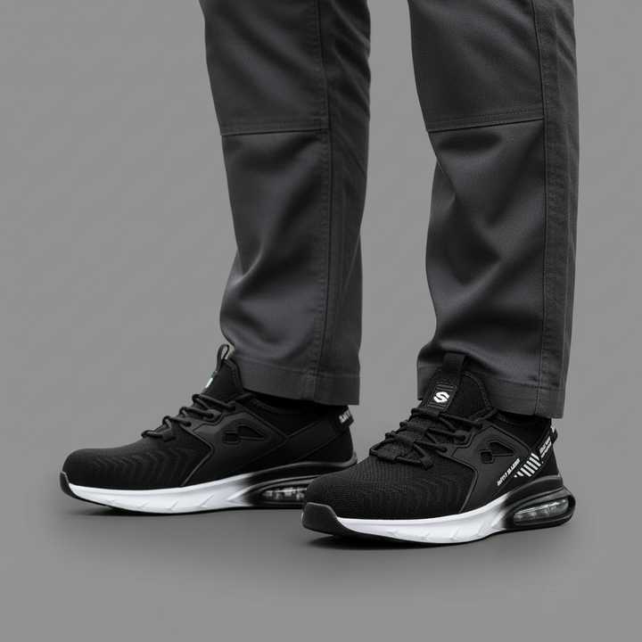 Men's Steel Toe Work Boots – Slip-Resistant Comfort